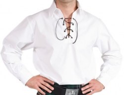 White Ghillie Highland Shirt