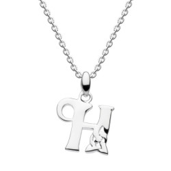Colgante Celta de Plata - Letra H