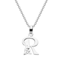 Colgante Celta de Plata - Letra R