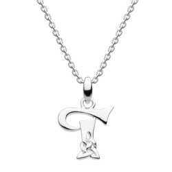 Colgante Celta de Plata - Letra T