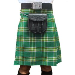 Kilt en Tartán Verde Irlandés